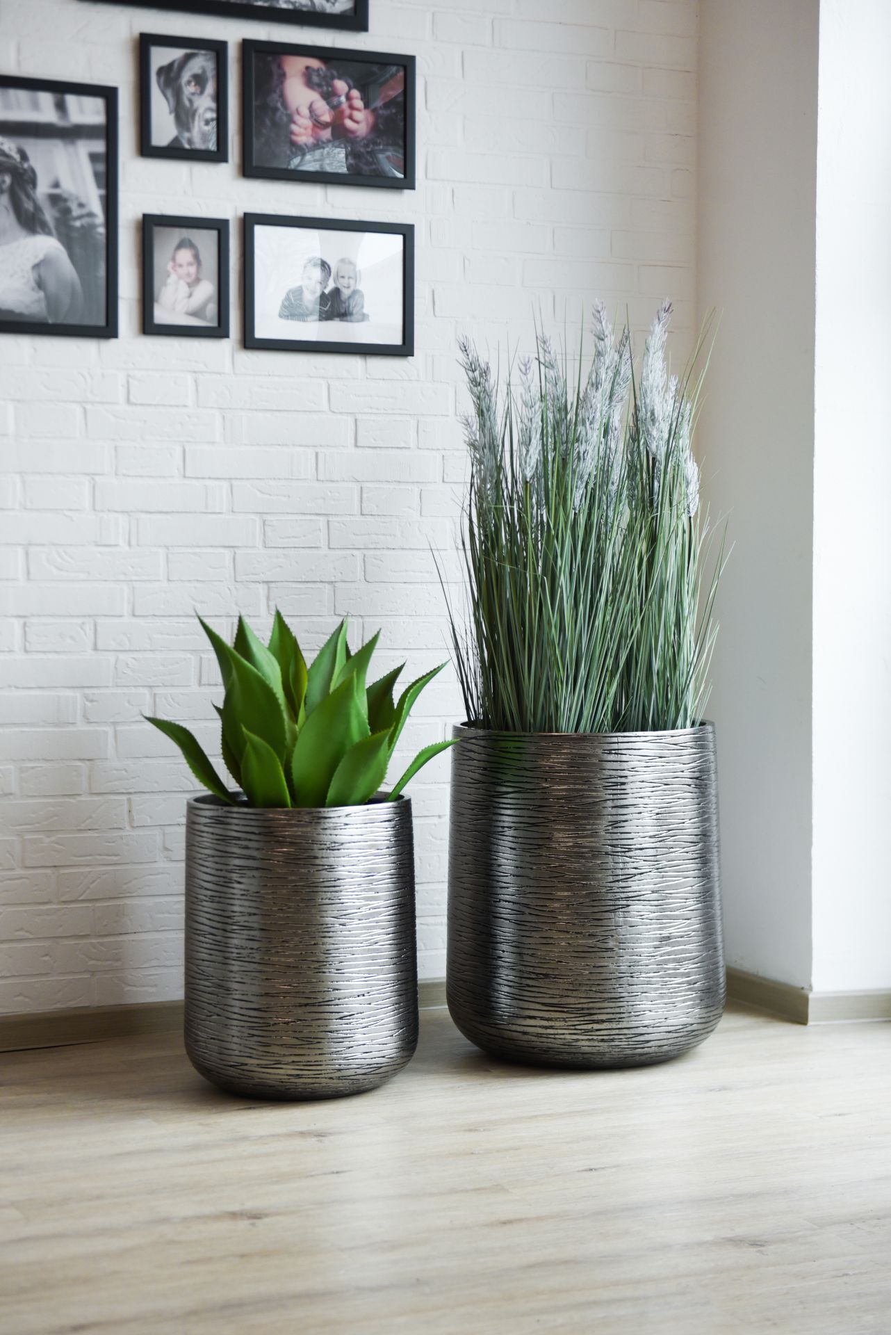 Pflanztopf „Massiv Sandy Slim“ Mit 3D-Effekt – Blumentopf Mit Einsatz, Frost- & UV-beständig, Mit Abflussloch