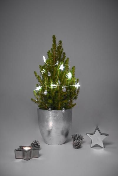 DIY - Kleine Weihnachtsbume in Blumentpfen | VIVANNO