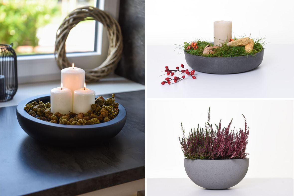 Pflanzschalen dekorieren DIY | VIVANNO