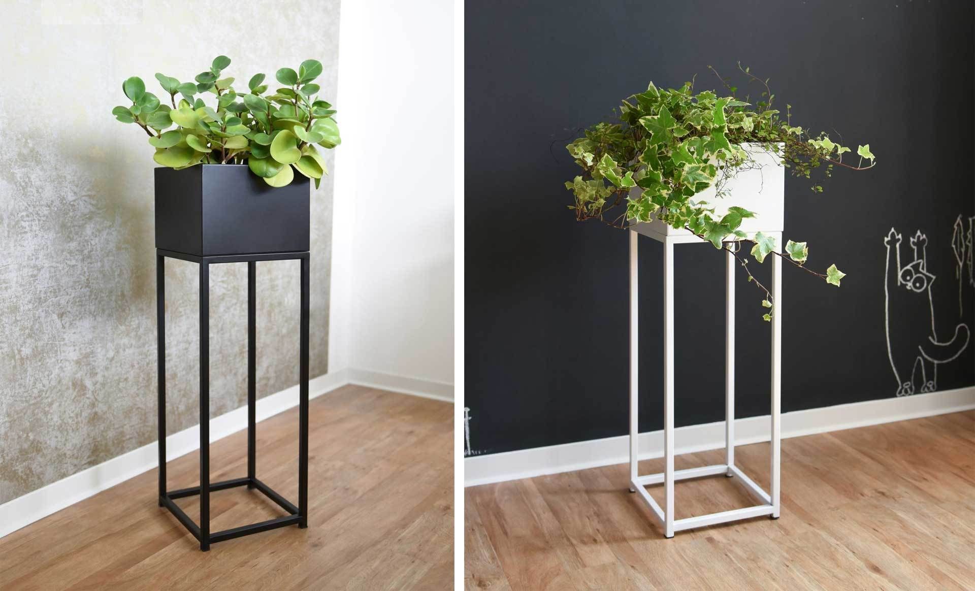 In bequemer Hhe: Moderner Blumentopf mit Gestell | VIVANNO