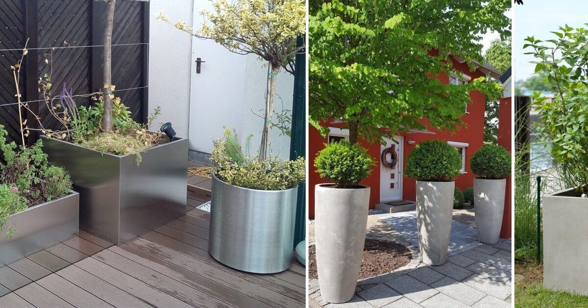 Pflanzgefäße für innen, Balkon und Garten VIVANNO