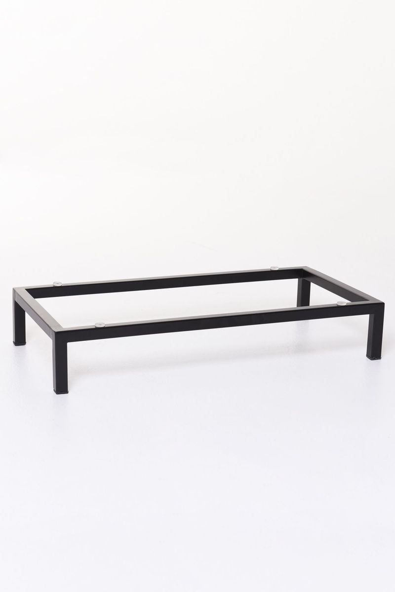 Untergestell Gestell für Pflanzkübel Stahlblech BASE Schwarz 60x30x10 | 6030103631