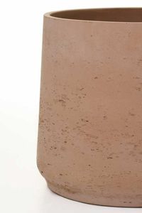 Blumentopf Fiberglas TROPICO Vulkanapricot