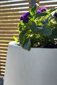 Pflanzkübel Blumenkübel Fiberglas OPUS - Beton-Design Grau