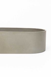 Pflanzschale Dekoschale SOLENA Fiberglas Betongrau