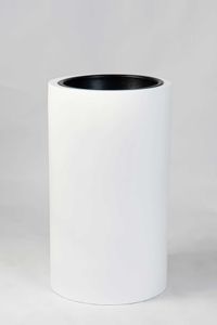 Pflanztopf Pflanzkübel Fiberglas ESTRA weiß matt