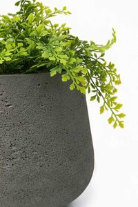 Pflanztopf Blumentopf Fiberglas GIRAR Vesuvgrau