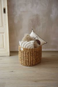 Korb Dekokorb WODA Wasserhyazinthe Natur