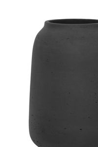 Tischvase MONTI Fiberglas 24x34 cm Anthrazit Tischvase MONTI Fiberglas 24x34 cm Anthrazit