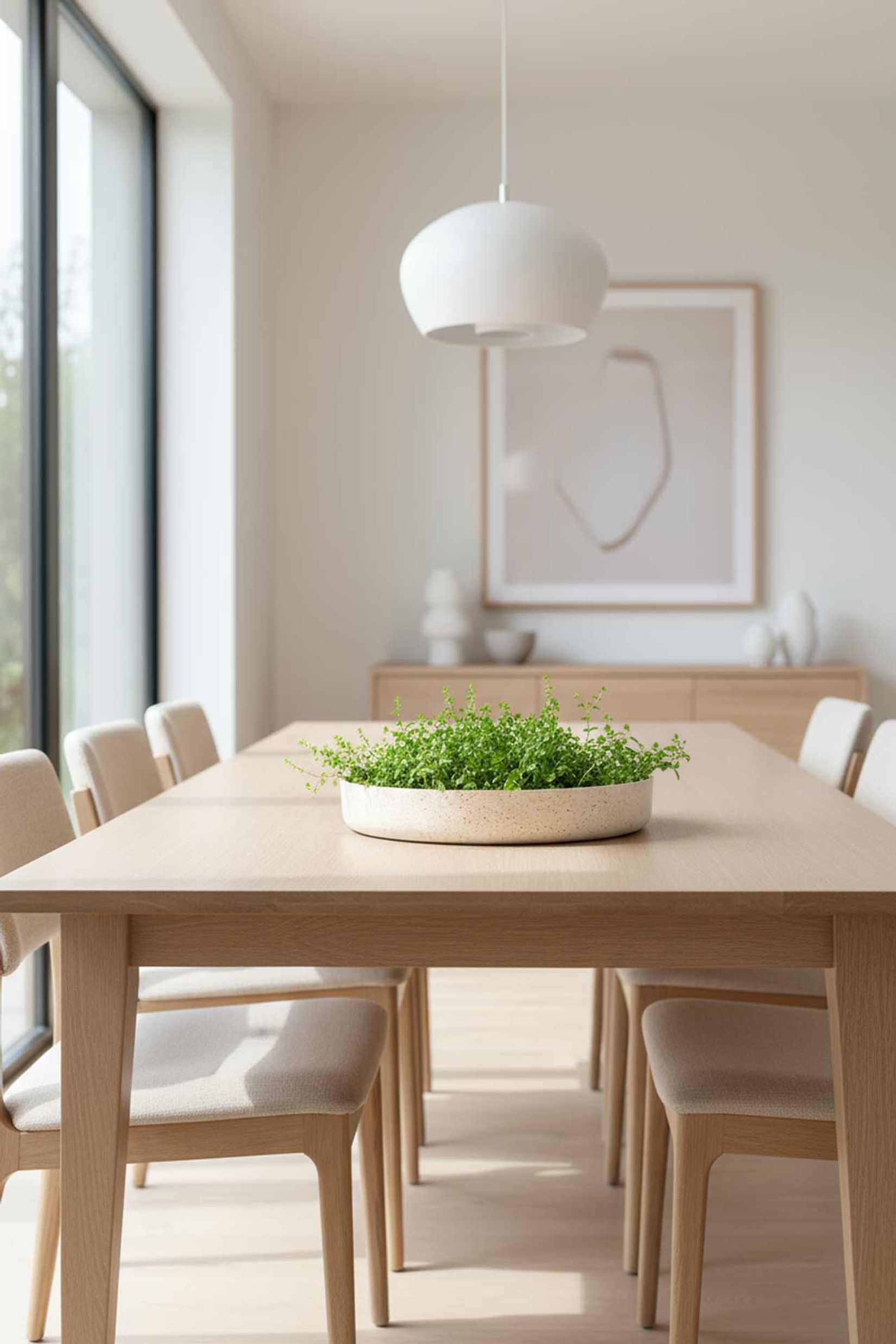 Pflanzschale Dekoschale Fiberglas ORYVEN Arbanecreme