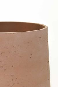 Blumentopf Fiberglas TROPICO Vulkanapricot