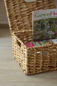 Korb Regalkorb SECCHIO Wasserhyazinthe Natur