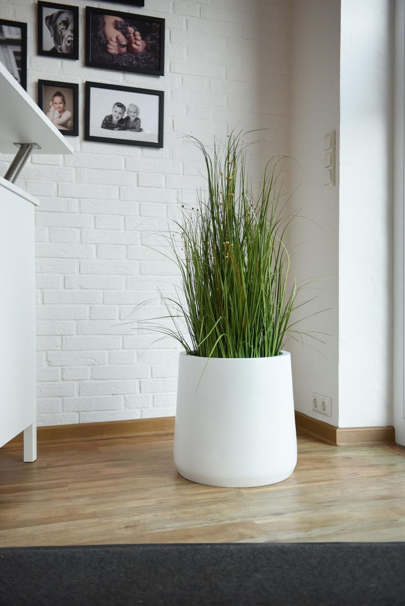 Pflanzkübel Blumentopf rund VEKRA Weiß Matt | 38x40 cm | 5021084038
