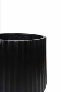 Blumentopf VEKRA Fiberglas 48x50 cm Schwarz Blumentopf VEKRA Fiberglas 48x50 cm Schwarz