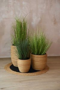 Pflanzkübel Rattan MASTELLO Natur