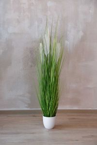 Kunstgras Kunstpflanze Pampasgras künstlich im weißen Topf PAMPAS