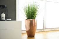 Pflanzkübel Blumenkübel Fiberglas OPALA - Rosegold Metallic