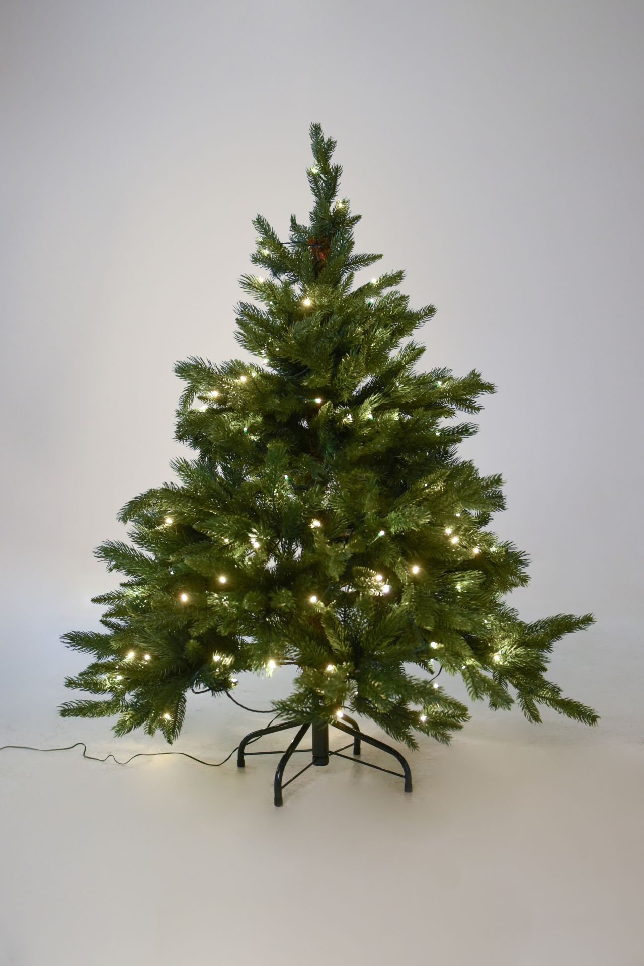 Weihnachtsbaum Polyethylen Nordmann led 120 Grün VIVANNO