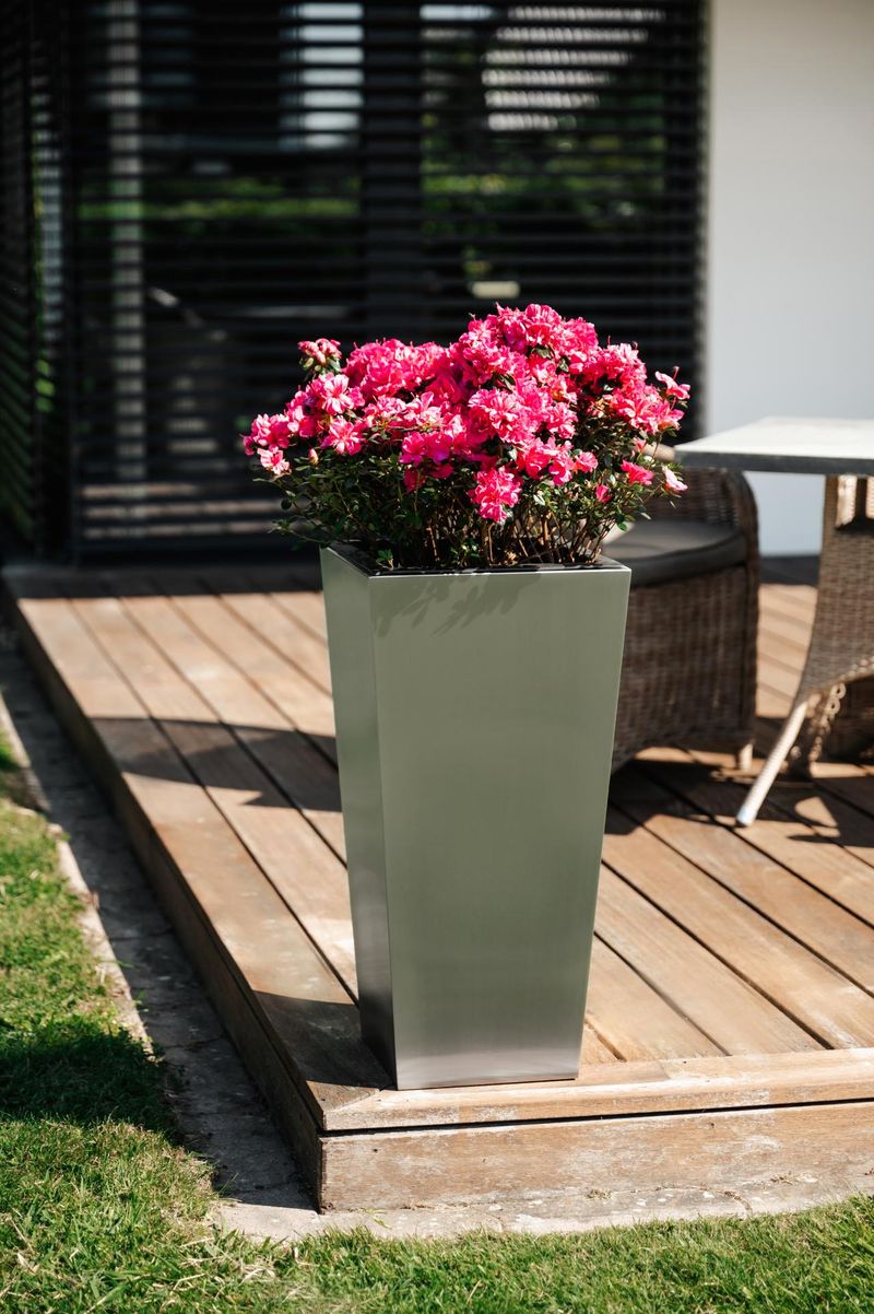 Pflanzkübel Blumenkübel Edelstahl 