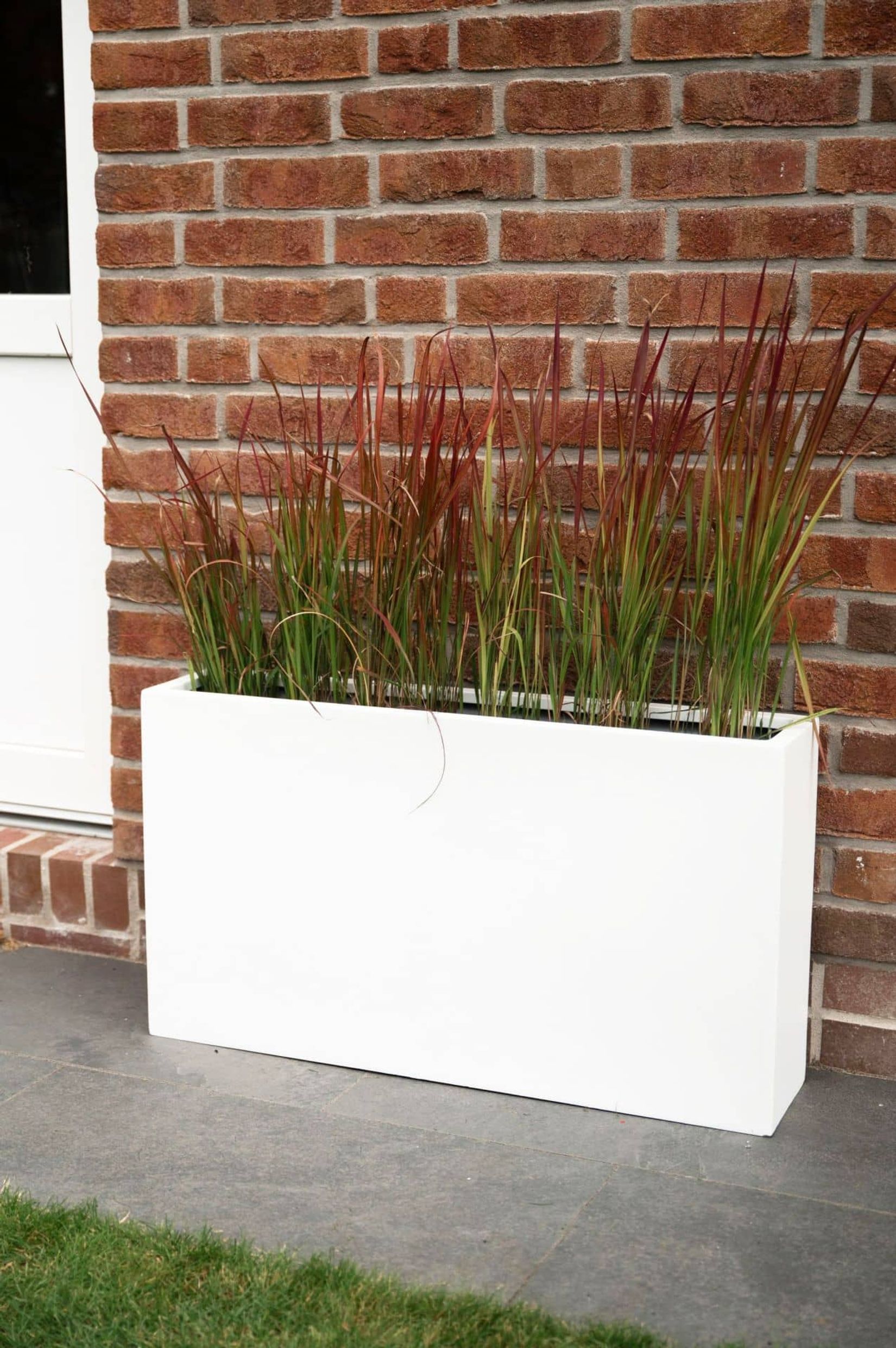 Pflanzkübel Raumteiler Fiberglas Weiß Matt ELEMENTO SLIM Pflanzkübel Raumteiler Fiberglas Weiß Matt ELEMENTO SLIM