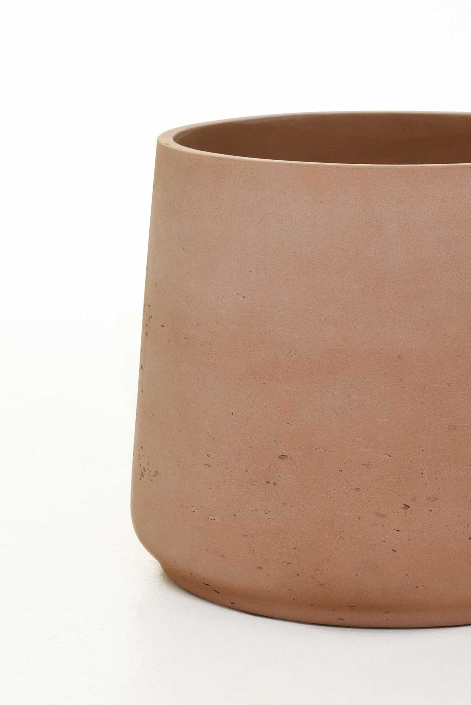 Blumentopf Fiberglas TROPICO Vulkanapricot Blumentopf Fiberglas TROPICO Vulkanapricot