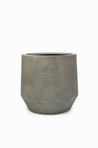 Pflanzkübel Blumenkübel Fiberglas NEXORA Vesuvgrau