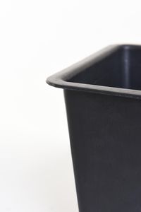 Pflanzkübel Blumenkübel Zink "Block", Anthrazit
