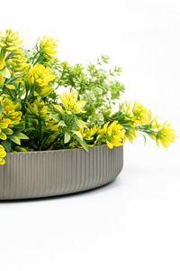 Pflanzschale Dekoschale Fiberglas ORYVEN Skandigrau Pflanzschale Dekoschale Fiberglas ORYVEN Skandigrau