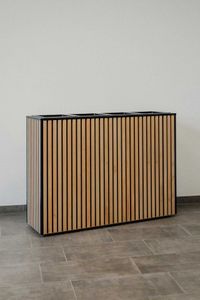 Pflanzkübel Holz aus Akustikpaneelen SILENT