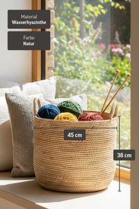 Korb DORMANTE Wasserhyazinthe Natur