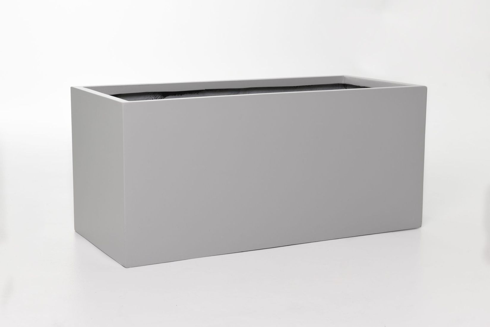 Pflanzkübel Blumenkübel Fiberglas Lichtgrau MAXI