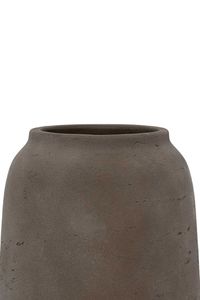 Tischvase MONTI Fiberglas 20x28 cm Braun