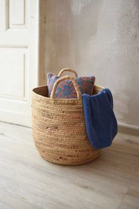 Korb DORMANTE Wasserhyazinthe Natur Korb DORMANTE Wasserhyazinthe Natur