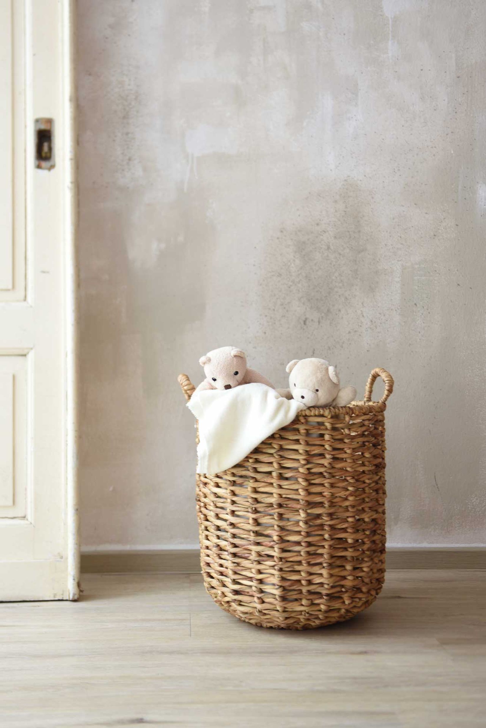 Korb Dekokorb BACINO Wasserhyazinthe Natur