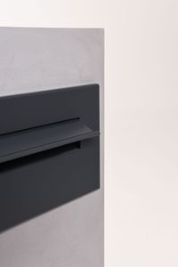 Standbriefkasten Design Postbox Betonoptik Grau MAILO