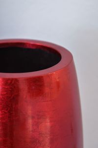 Exklusiver Pflanzkübel Fiberglas "Magnum", Rot Hochglanz