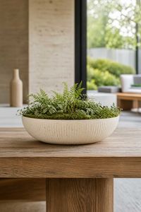 Pflanzschale Blumenschale Fiberglas PLANA Arbanerelief