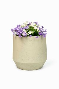 Blumentopf Pflanztopf Fiberglas NEXORA Vesuvcreme