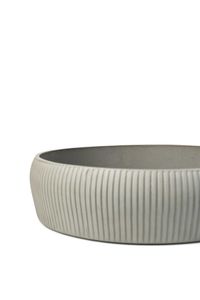 Pflanzschale Dekoschale Fiberglas ERYNA Tiefgrau