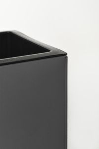 Pflanzkübel Blumenkübel Zink "Block", Anthrazit