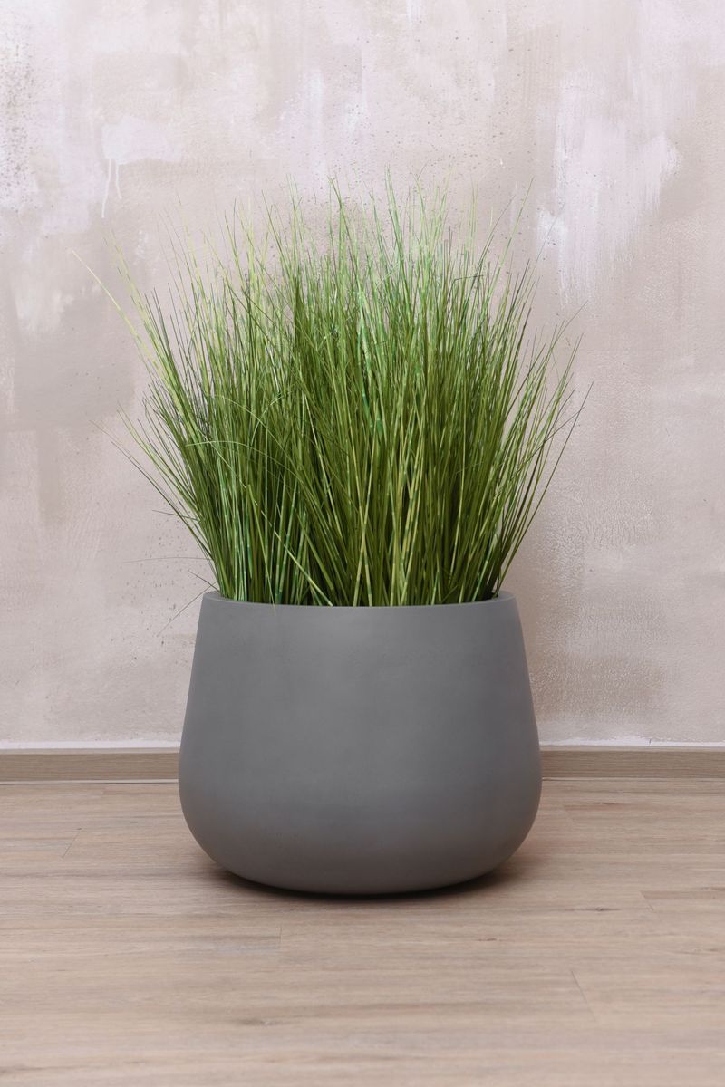 Kunstgras im Topf Gras künstlich Kunstpflanze Zebragras ZEBRA - Grün | 40x60 cm | 5672613660