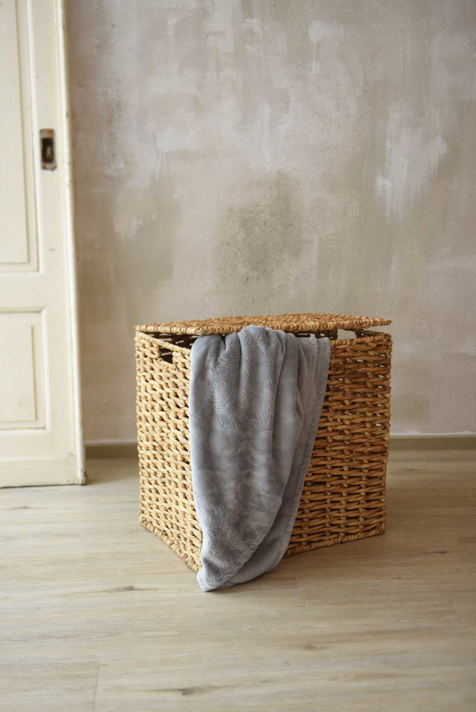 Truhe Wäschebehälter ARCON Wasserhyazinthe Natur