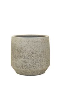 Pflanzkübel Blumentopf Fiberzement SASSO Erdgrau