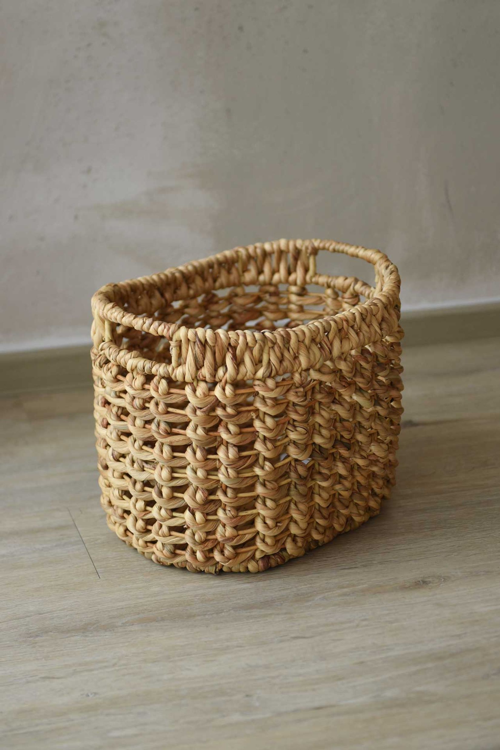 Korb Dekokorb WODA Wasserhyazinthe Natur