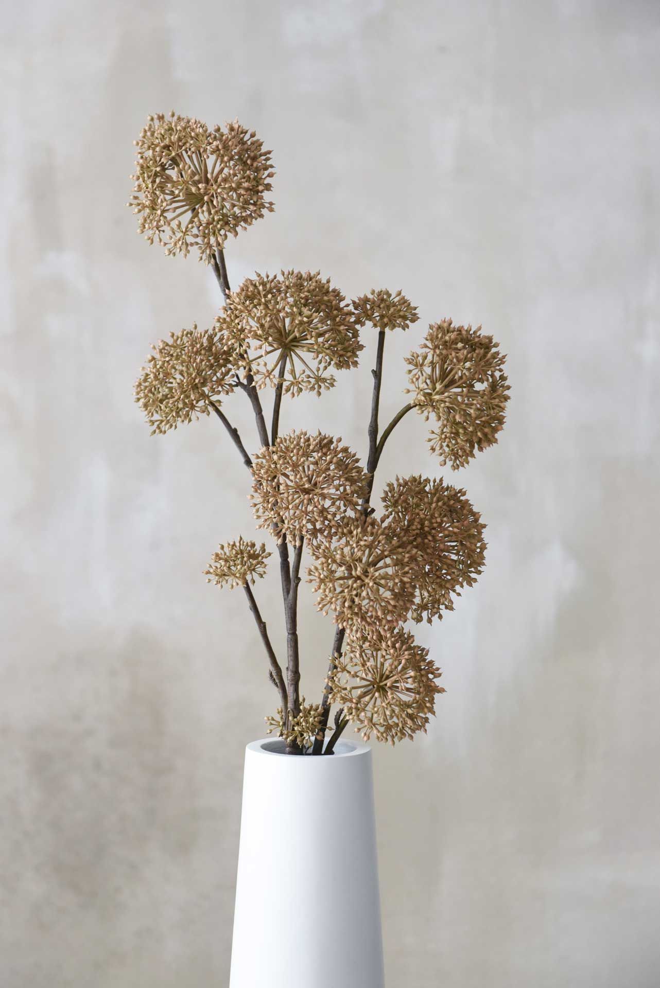 Allium Deko Zweig Kunstzweig ERVA 97cm (2er Set) Beige | 1111760