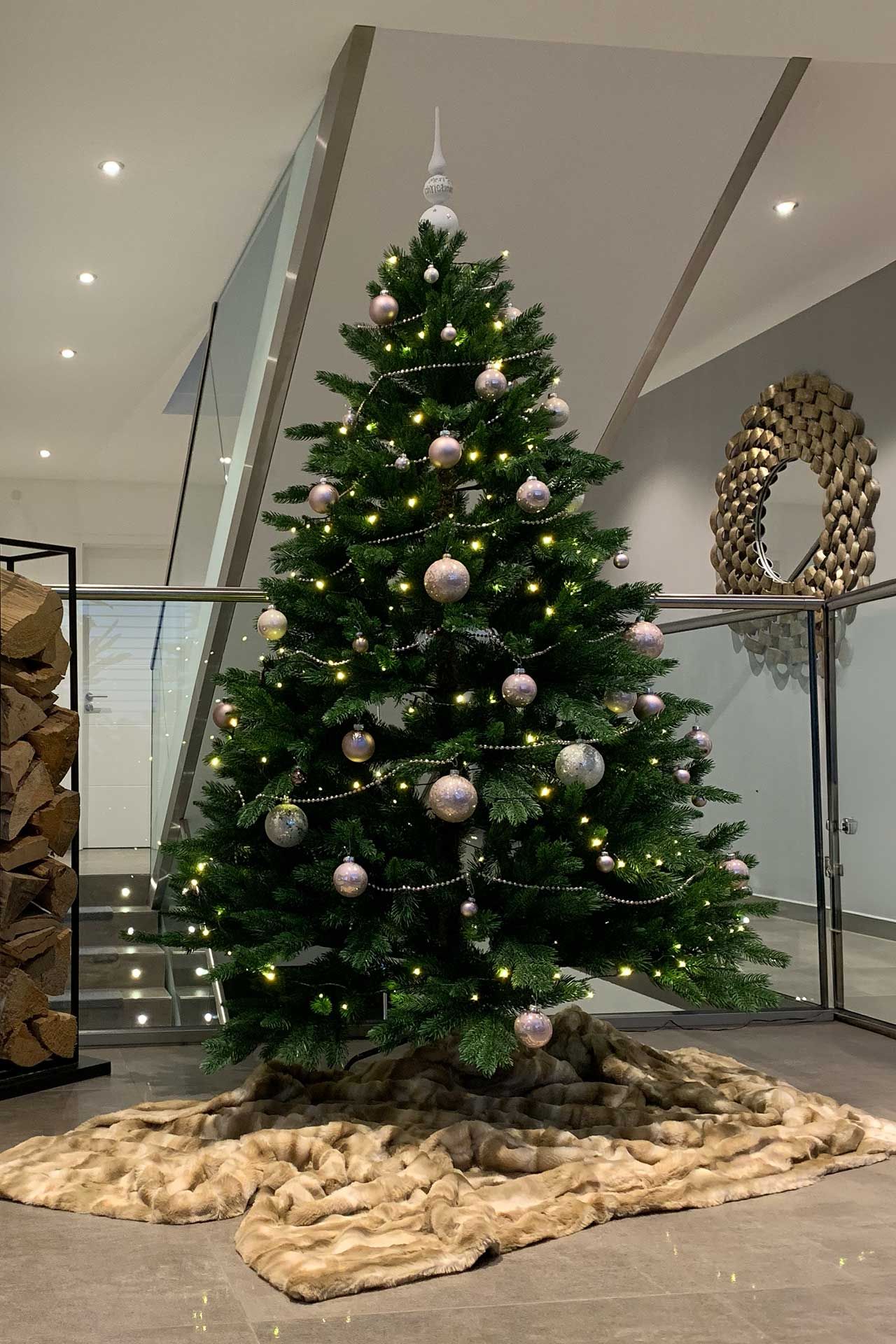 Künstlicher Weihnachtsbaum Premium Nordmanntanne, 240 cm hoch | 402401362402