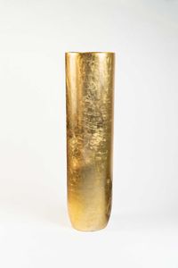 Pflanzgefäß Bodenvase SOLERIO Fiberglas Gold Hochglanz Pflanzgefäß Bodenvase SOLERIO Fiberglas Gold Hochglanz