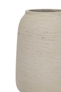 Tischvase MONTI Fiberglas 24x34 cm Beige