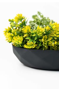 Pflanzschale Dekoschale Fiberglas CAVERO Anthrazit