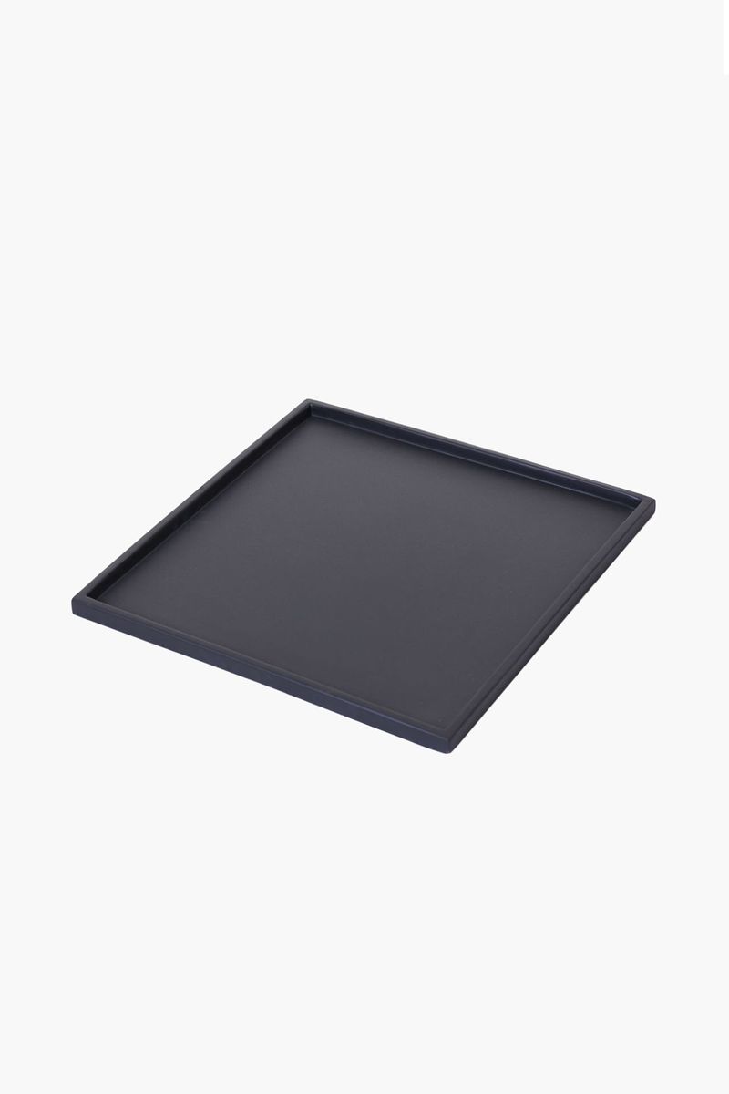 Pflanzkübel Untersetzer eckig UNDO 34x34 cm Anthrazit | 10109103034